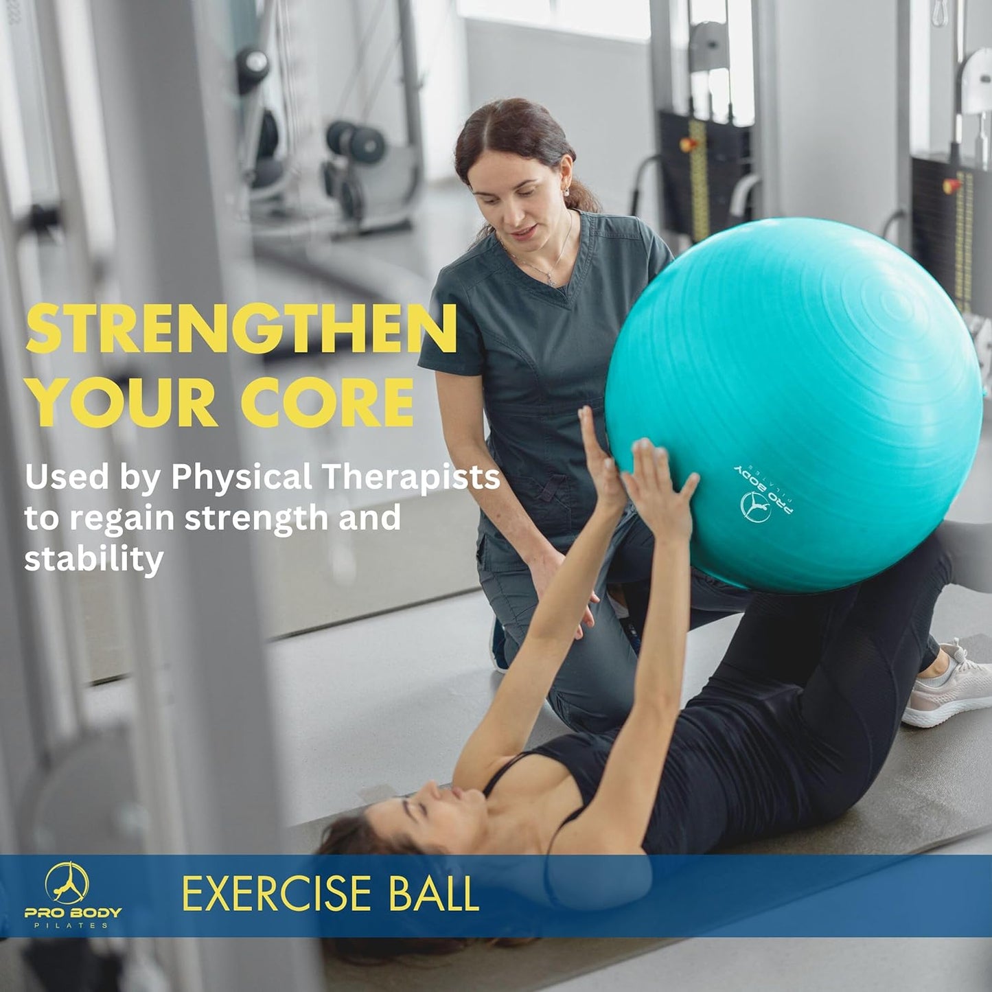 Anti-Burst Yoga & Exercise Ball
