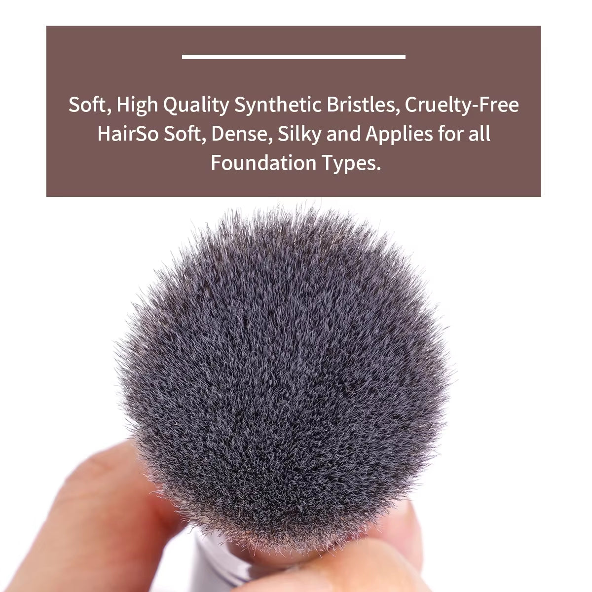 2Pcs Foundation Makeup Brush Set