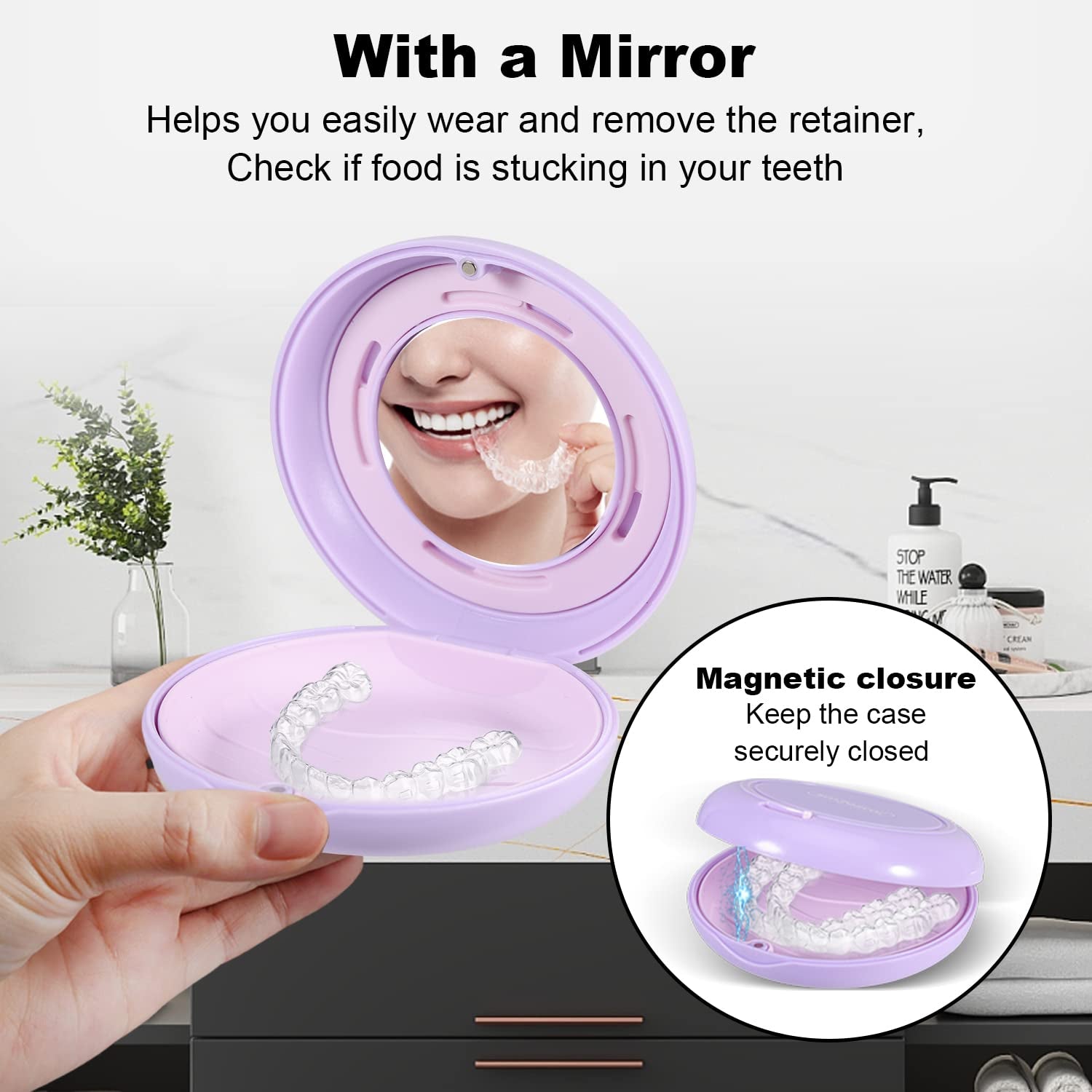 Retainer Holder Compatible with Invisalign