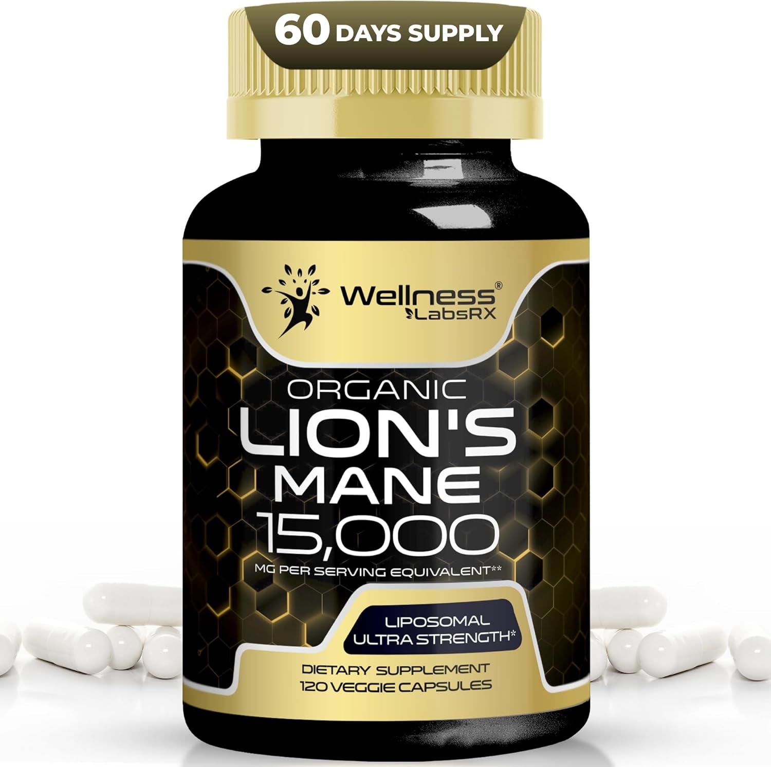 Lions Mane Supplement Capsules