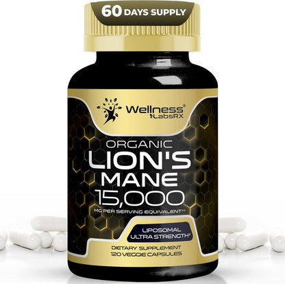 Lions Mane Supplement Capsules