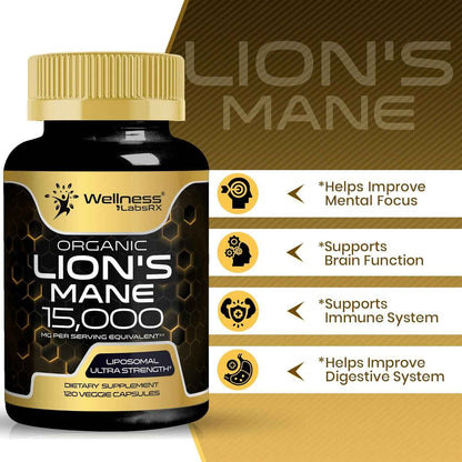 Lions Mane Supplement Capsules