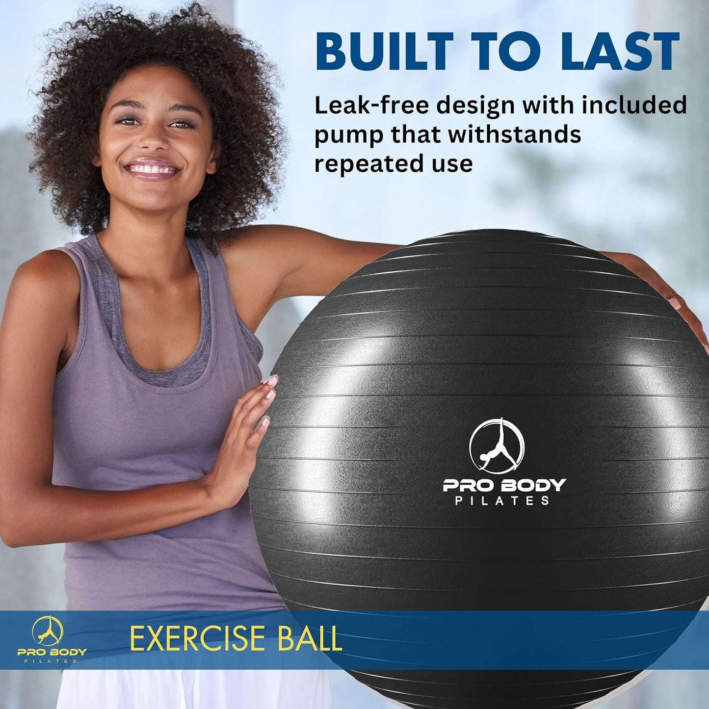 Anti-Burst Yoga & Exercise Ball