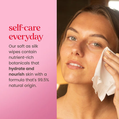 Micellar Rose Water Facial Towelettes