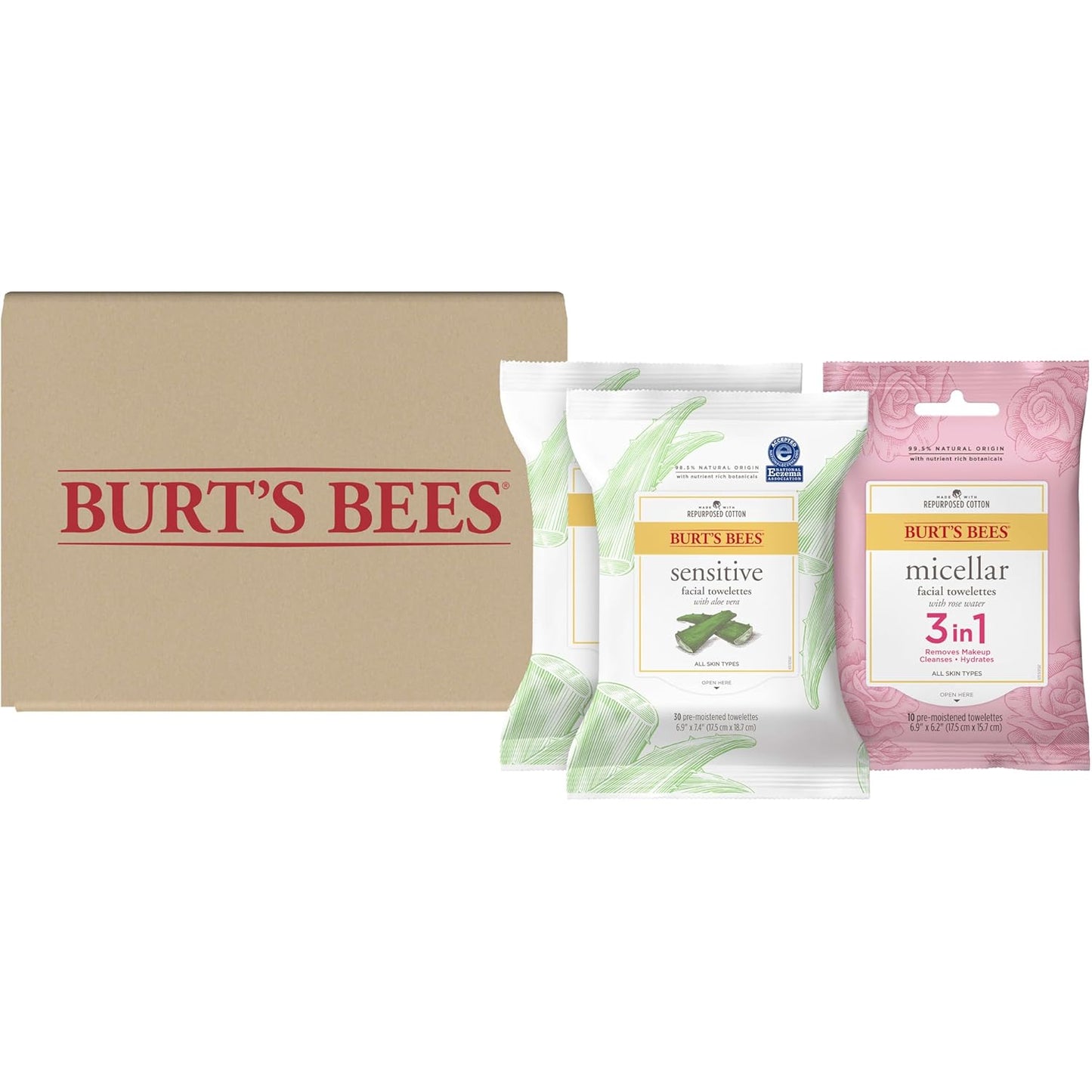 Micellar Rose Water Facial Towelettes