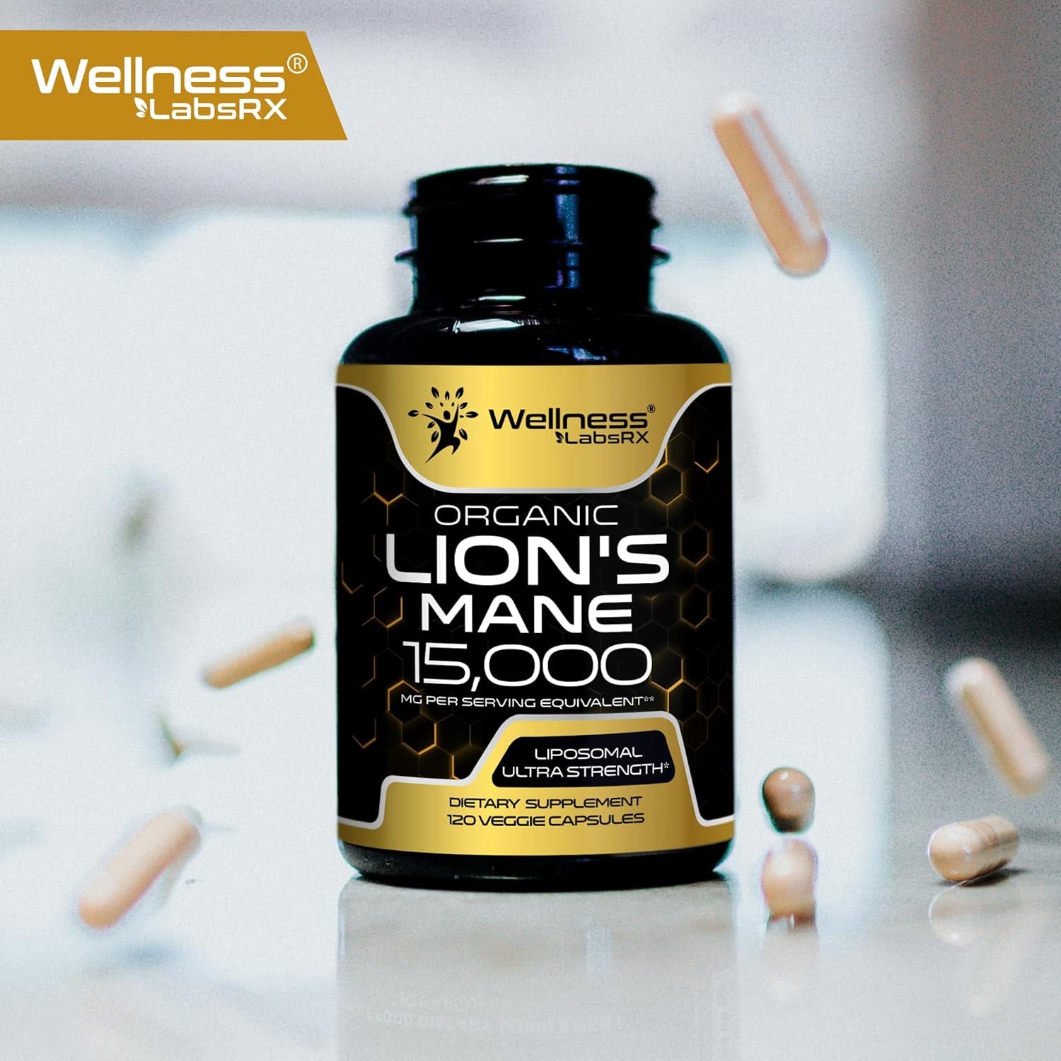 Lions Mane Supplement Capsules