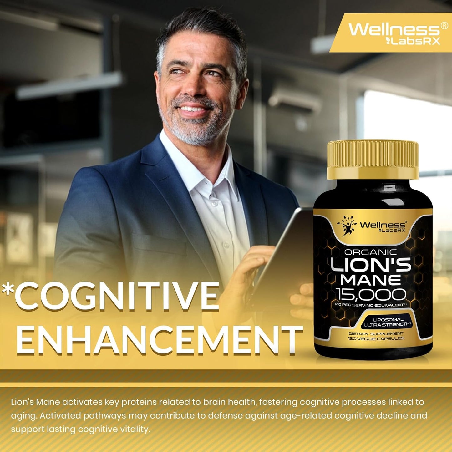 Lions Mane Supplement Capsules