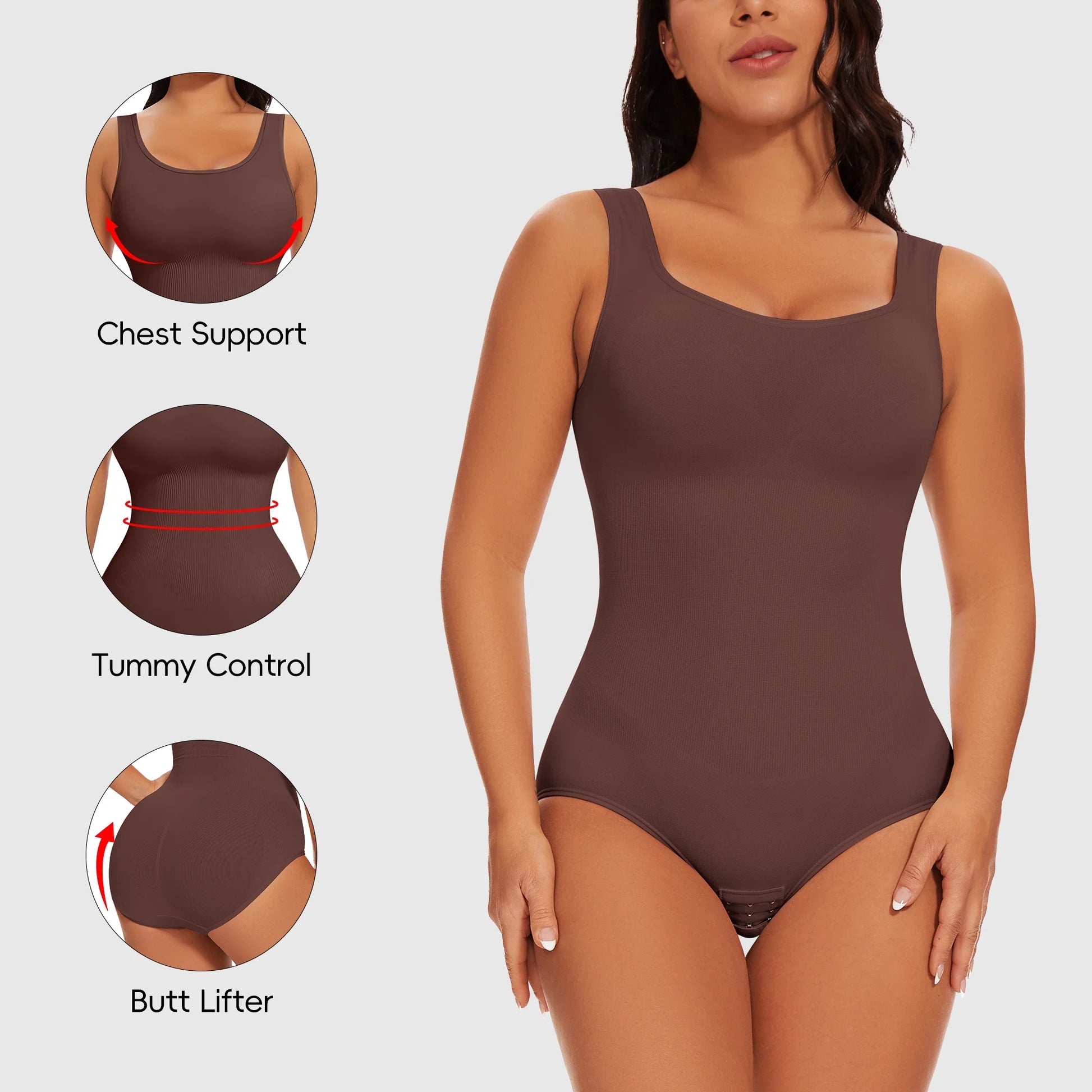 Tummy Control Shapewear Bodysuit