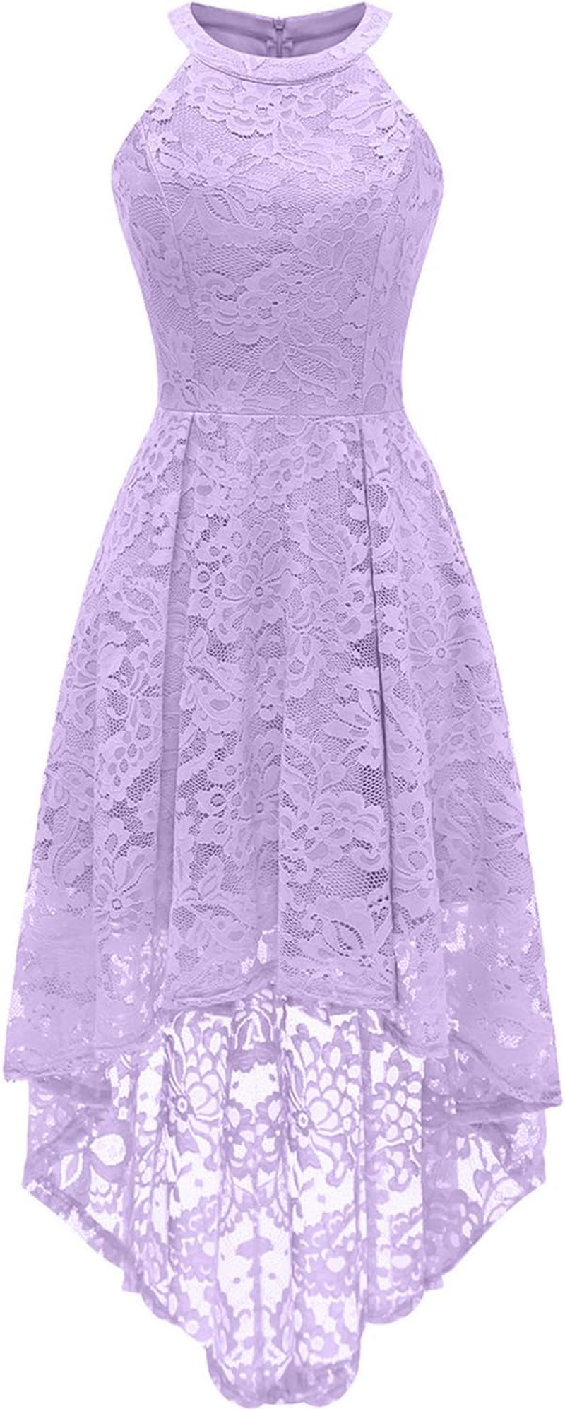 Women Halter Lace Wedding Guest Dress