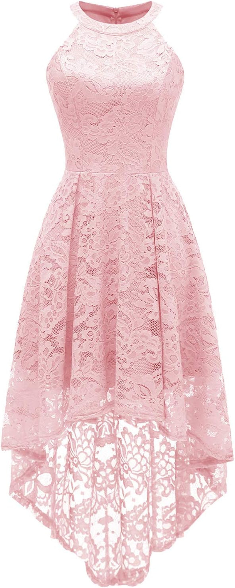 Women Halter Lace Wedding Guest Dress