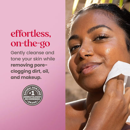 Micellar Rose Water Facial Towelettes