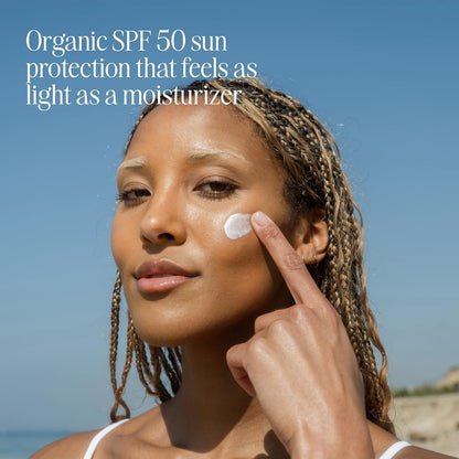 Organic Face Sunscreen SPF 50 Sunblock Lotion