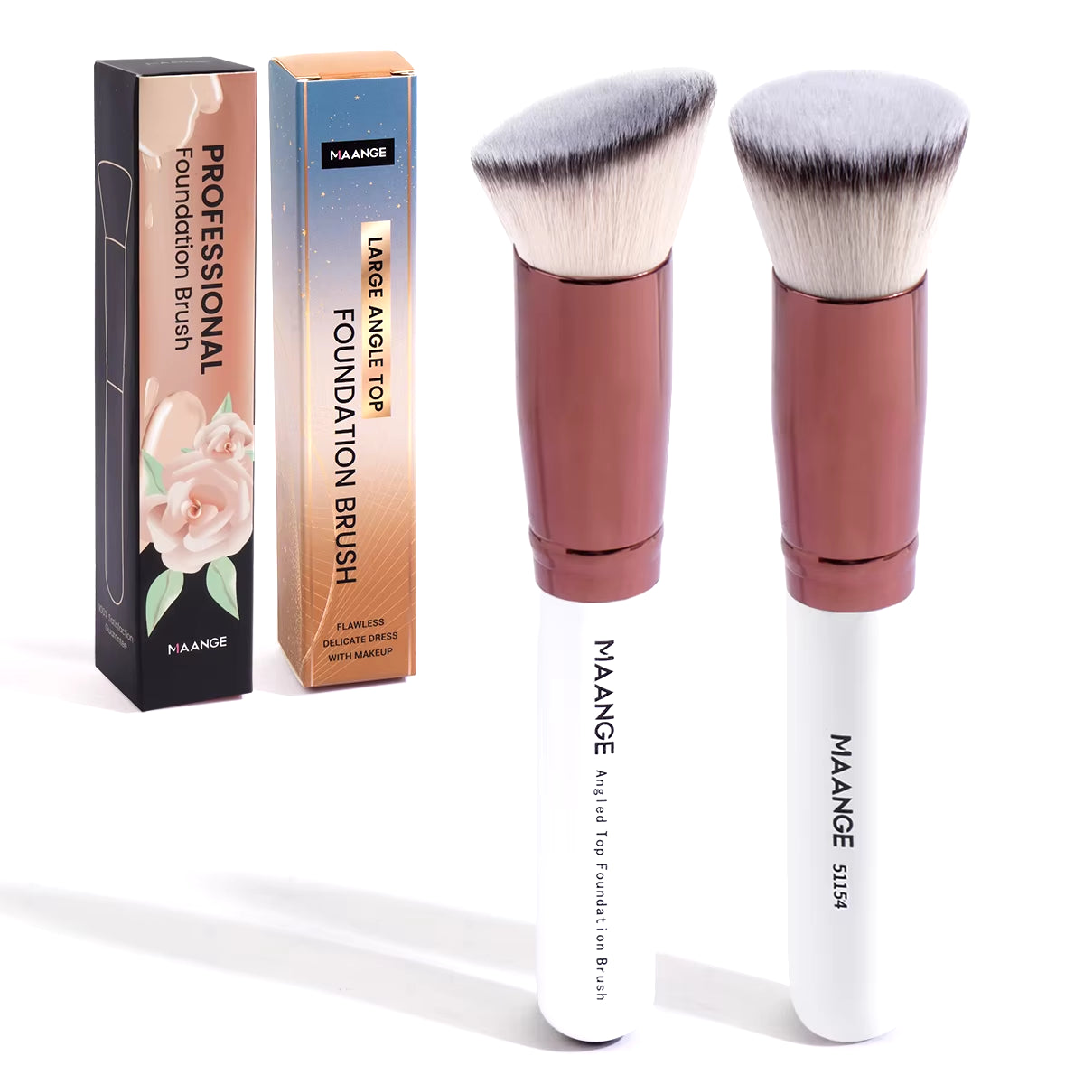 2Pcs Foundation Makeup Brush Set