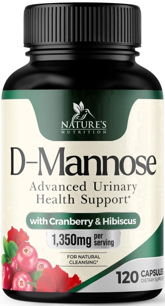 D-Mannose Supplement With Cranberry & Hibiscus