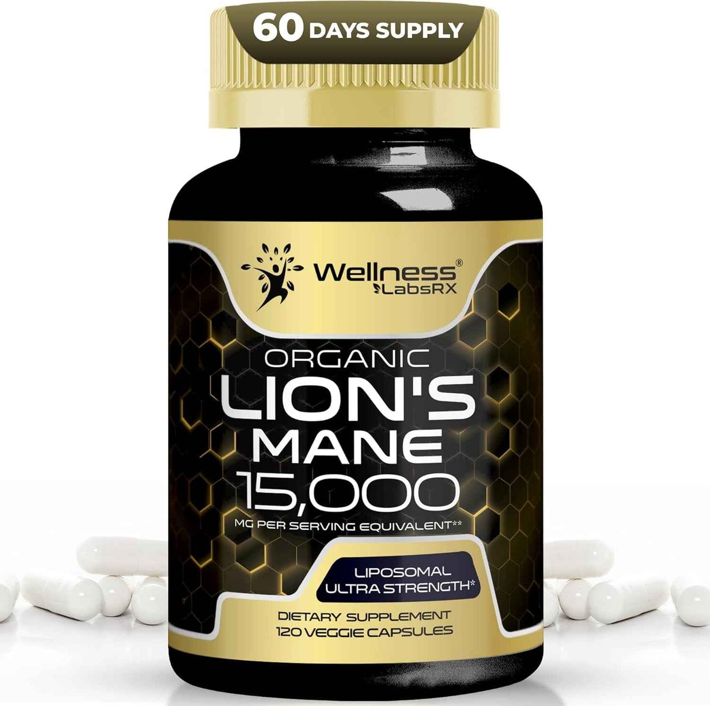 Lions Mane Supplement Capsules