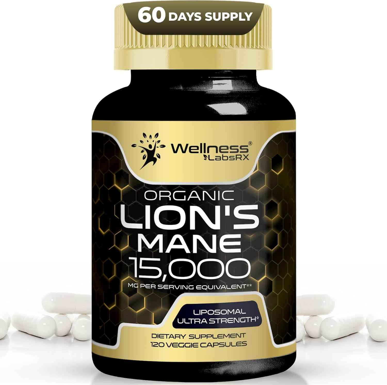 Lions Mane Supplement Capsules