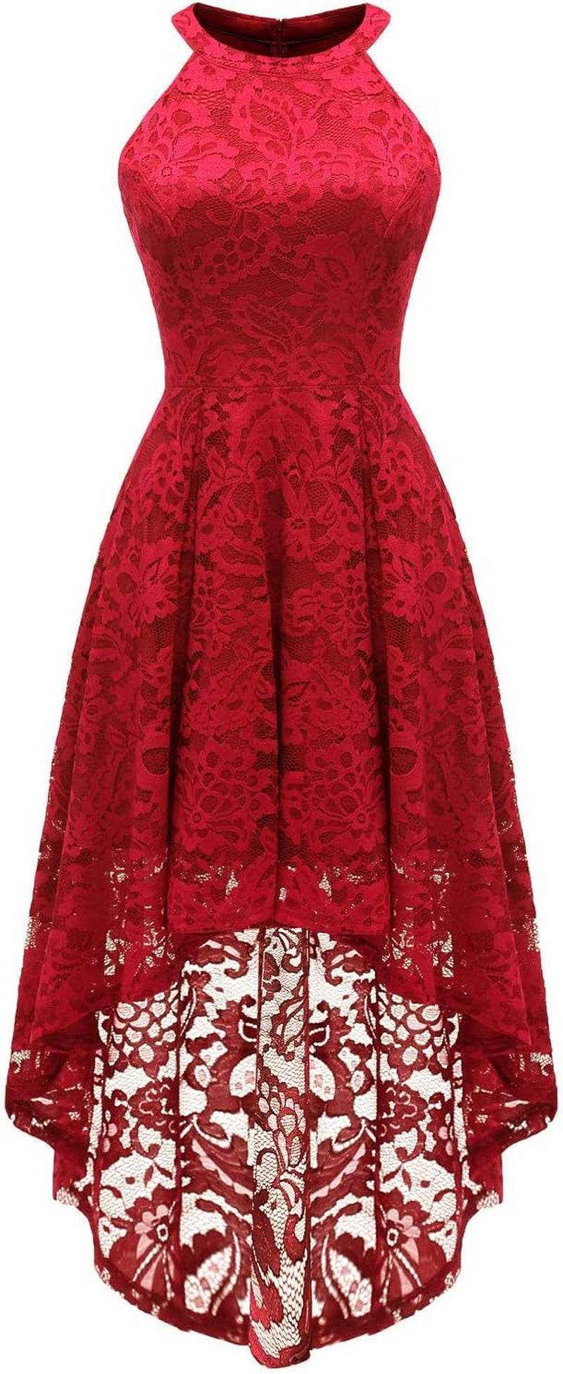 Women Halter Lace Wedding Guest Dress