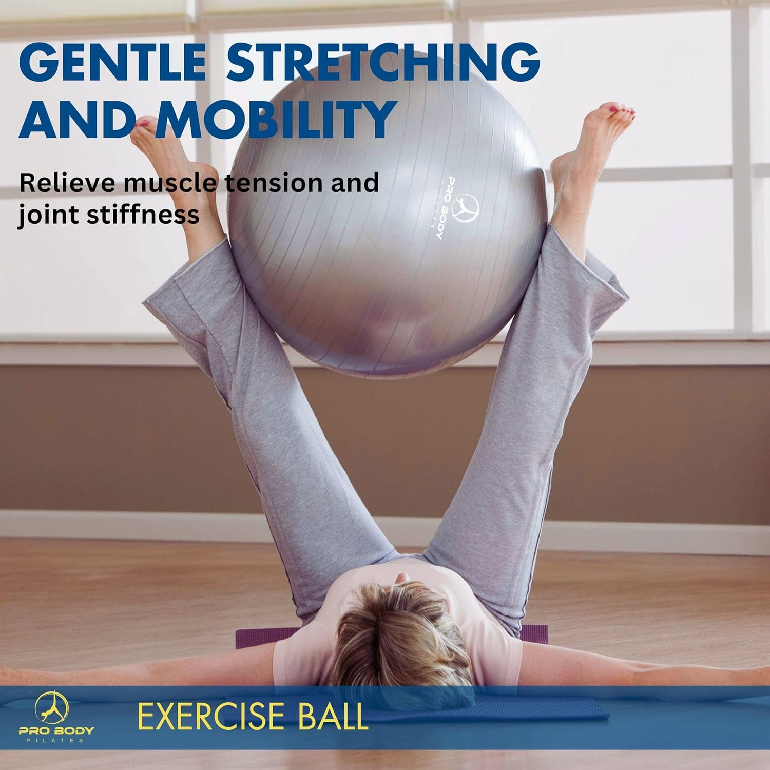 Anti-Burst Yoga & Exercise Ball