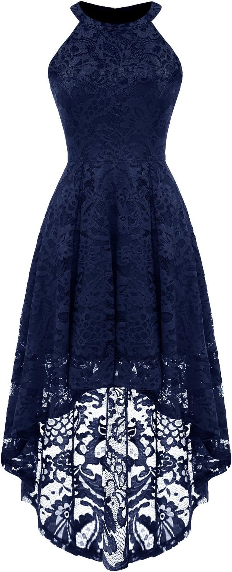 Women Halter Lace Wedding Guest Dress