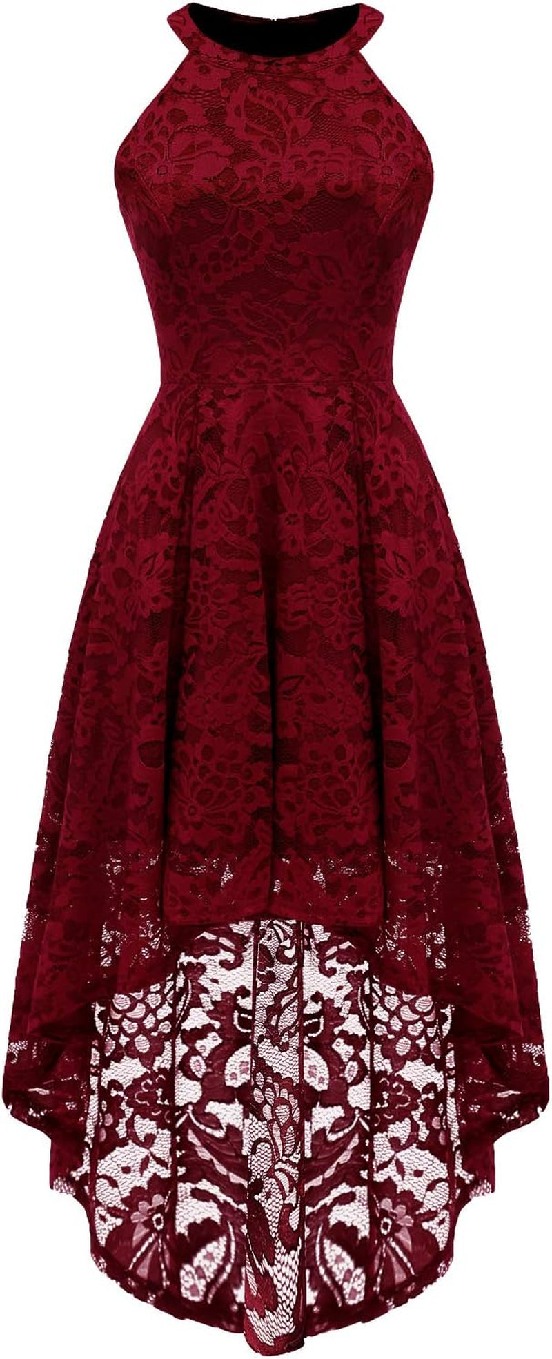 Women Halter Lace Wedding Guest Dress