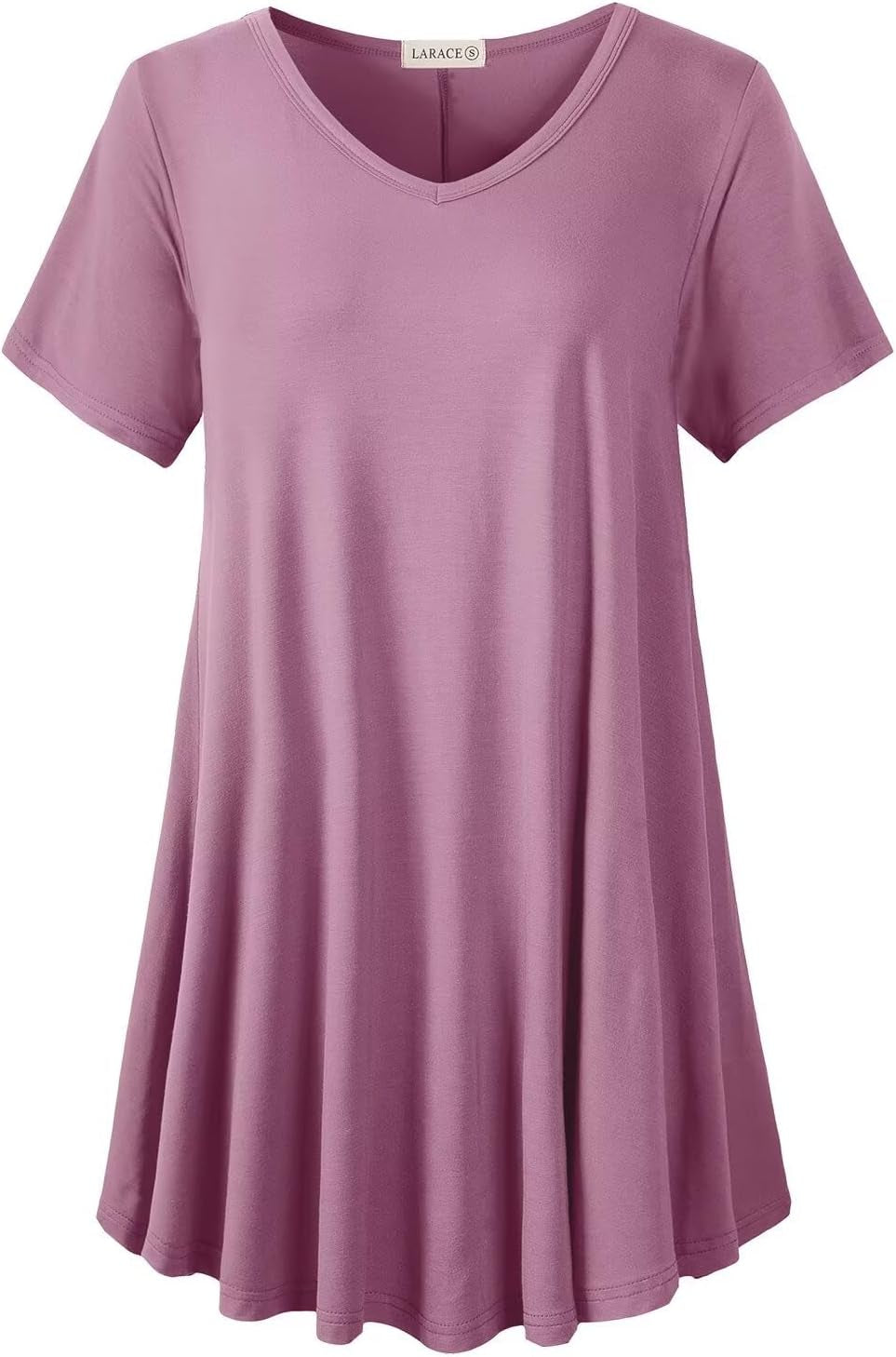 V Neck Tunic plus Casual Tops