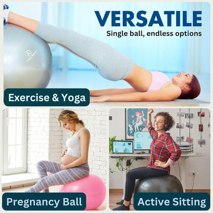 Anti-Burst Yoga & Exercise Ball