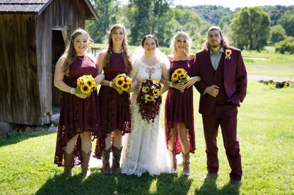 Women Halter Lace Wedding Guest Dress