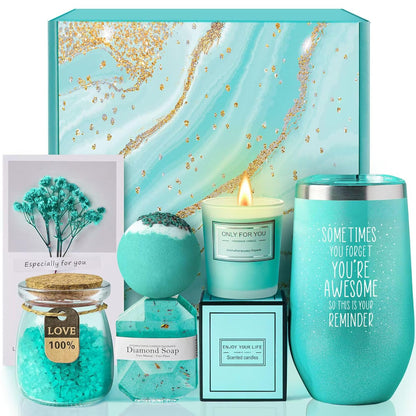 Gardenia Inspirational Self Care Spa Gift Basket Set