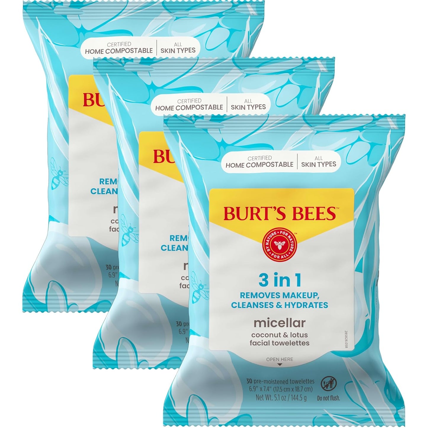 Micellar Rose Water Facial Towelettes